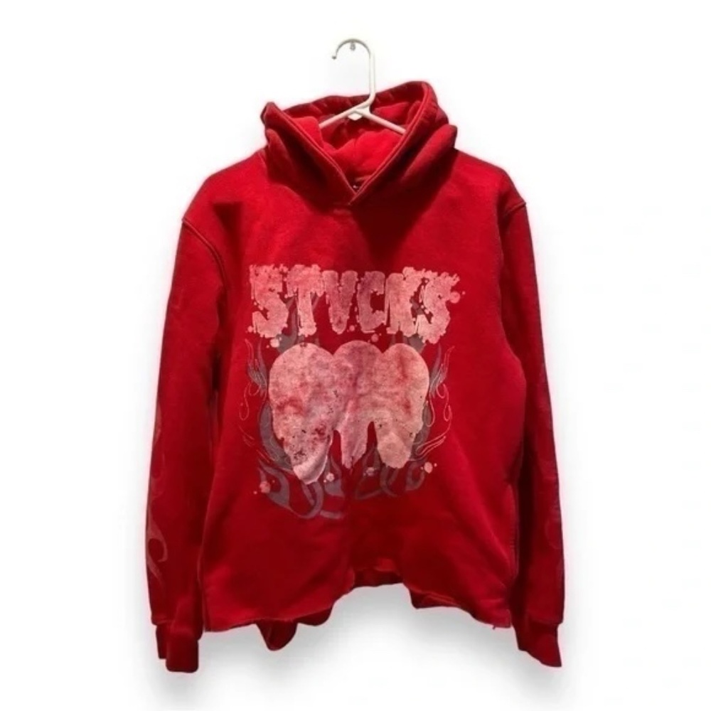 STVCKS Red LIVE FOR STVCKS Hoodie